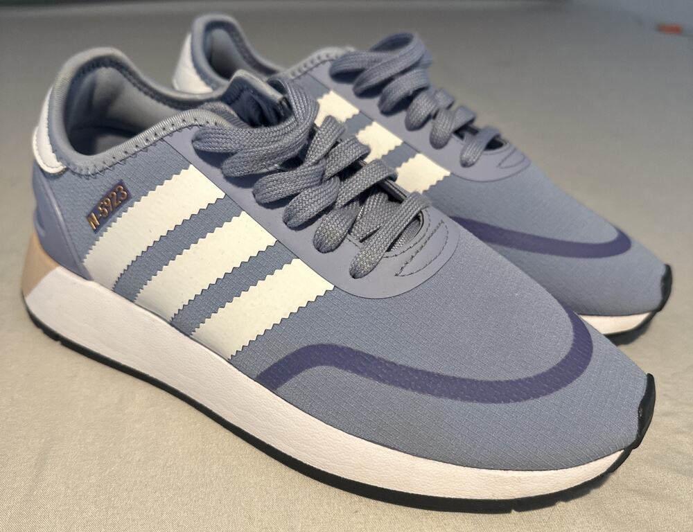 WMNS Adidas Originals Sneakers N-5923 SZ 7 Chalk Blue White Purple AQ0268